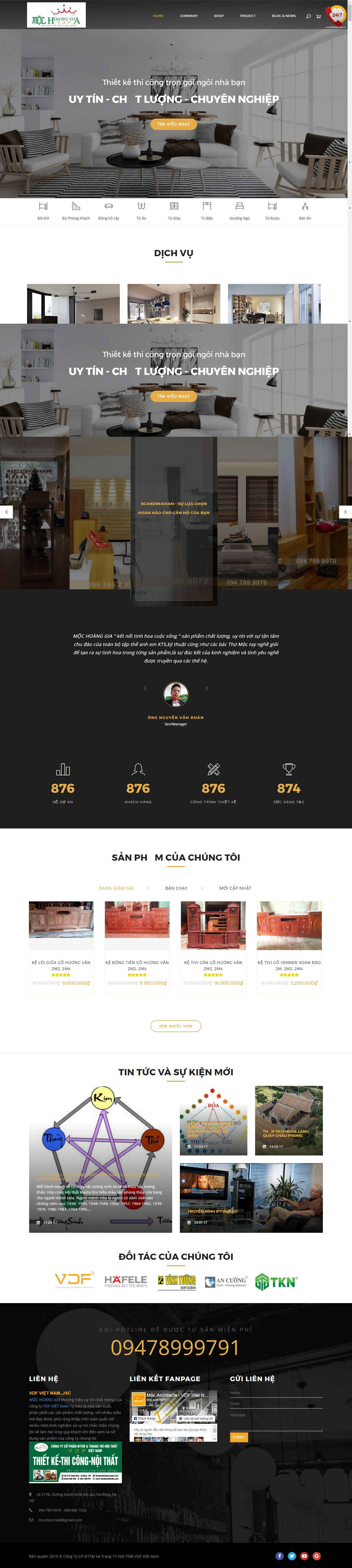 [noithattruongyen] Thiết kế website nội thất mộc hoàng gia đẹp SEO nhanh hiệu quả